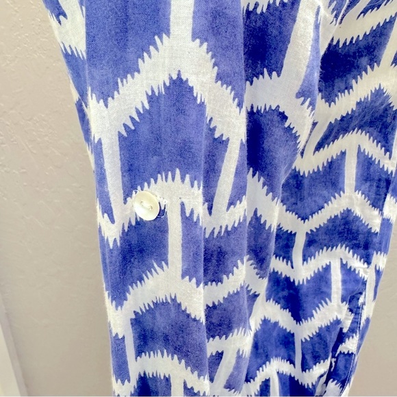 Original Roberta Roller Rabbit 100% Cotton Voile Dress Blue SM - Picture 9 of 13